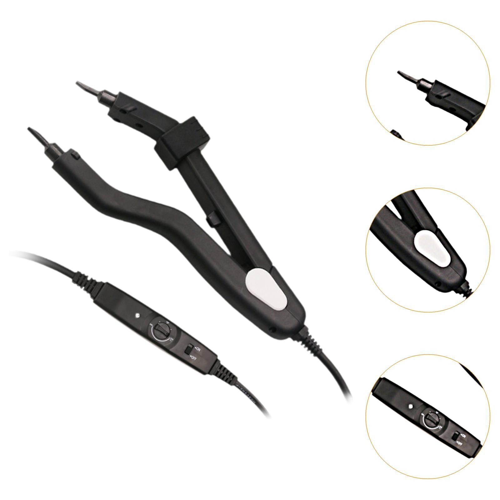 Fusion Heat Iron Wig Connector Tool Hair Styler Portable