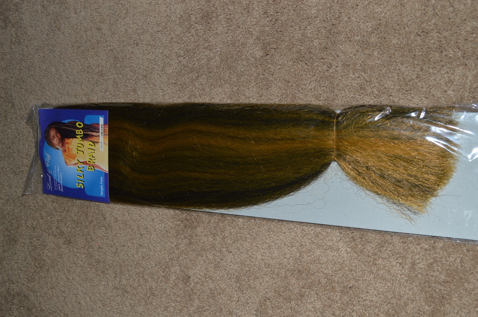 New Lord & Cliff Silky Jumbo Briad Hair Extension Color 1B/144