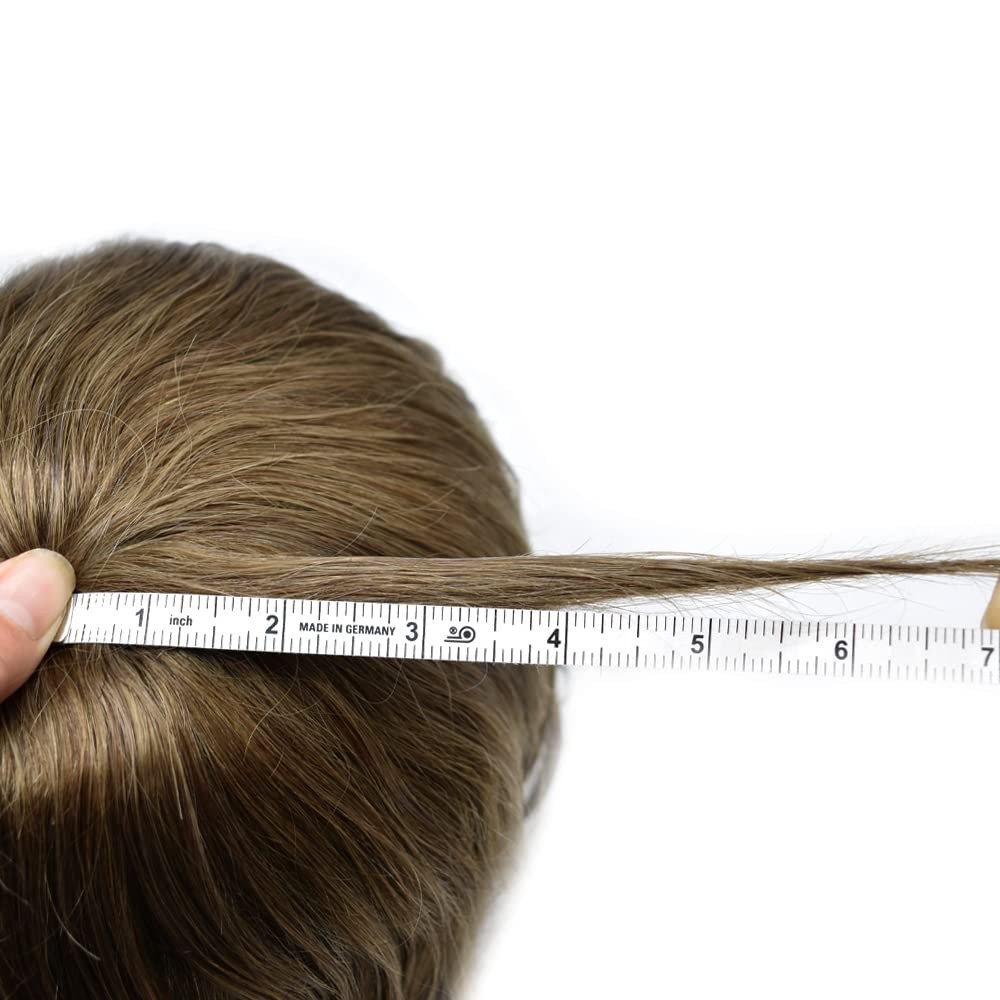 THIN SKIN Mens Toupee HumanHai Replacement Full Poly Skin PU System Wig for Men