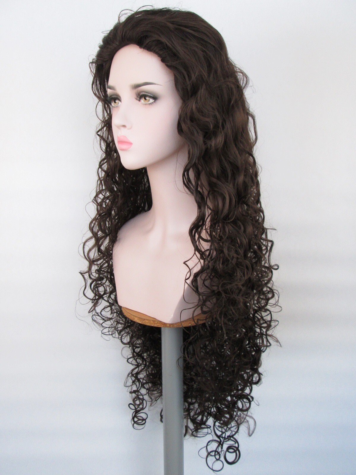 WOMEN 39″ SUPER EXTRA LONG CURLS CURLY HAIR LAYERED WIG NO BANGS ELECTRA MERIDA