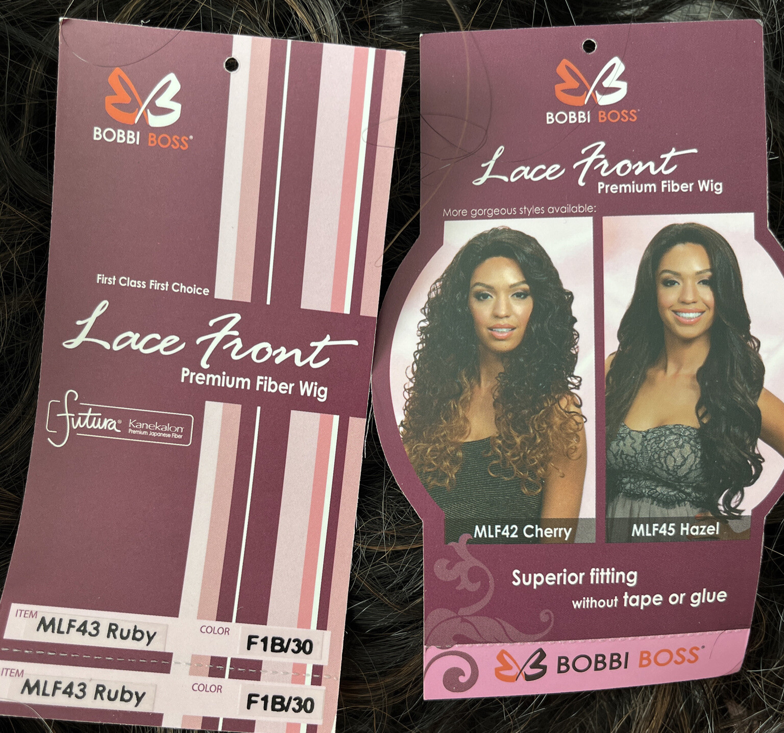 Long Big Wavy Layered Lace Front Wig BOBBI BOSS Ruby F1B/30