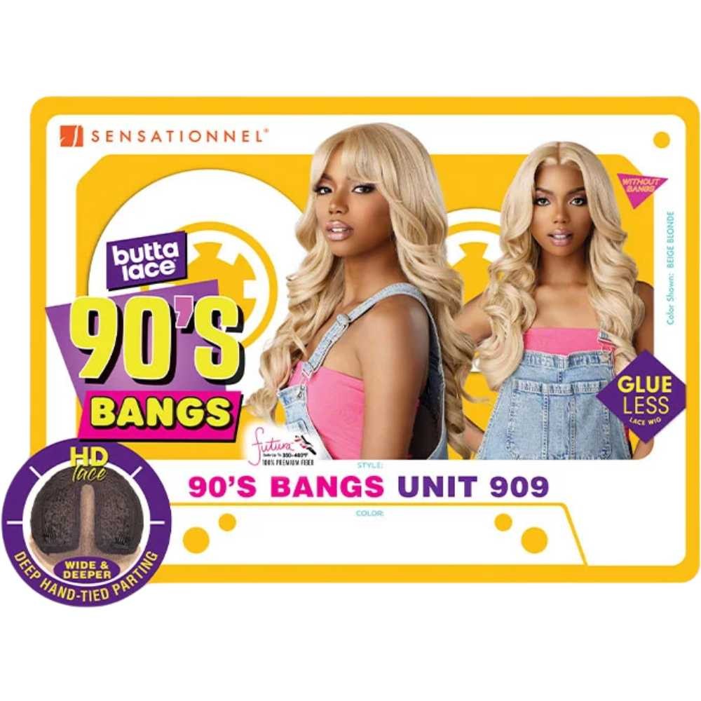 Sensationnel Butta HD Lace Front Wig – 90’s Bangs Unit 909