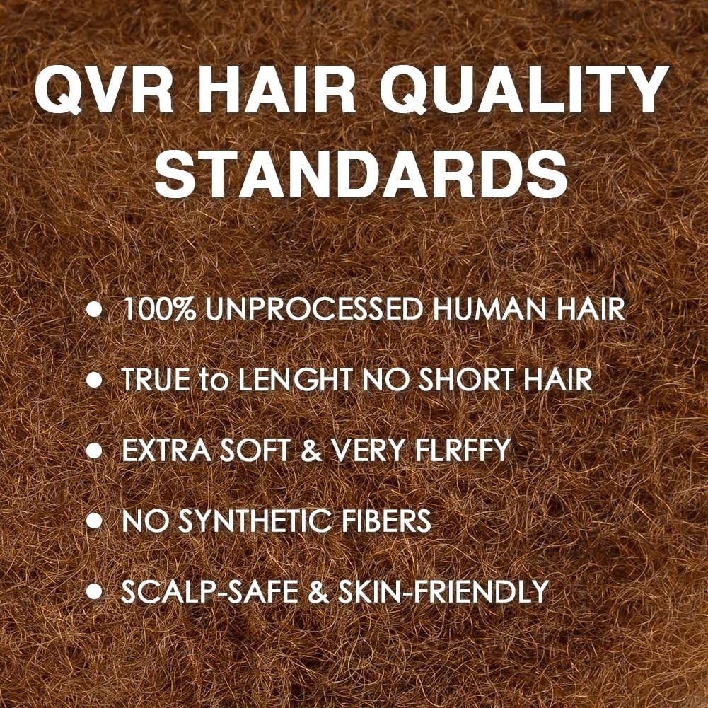 Queen Virgin Remy Qvr Pro Afro Kinkys Curly Human Hair Bulk Dreadlock