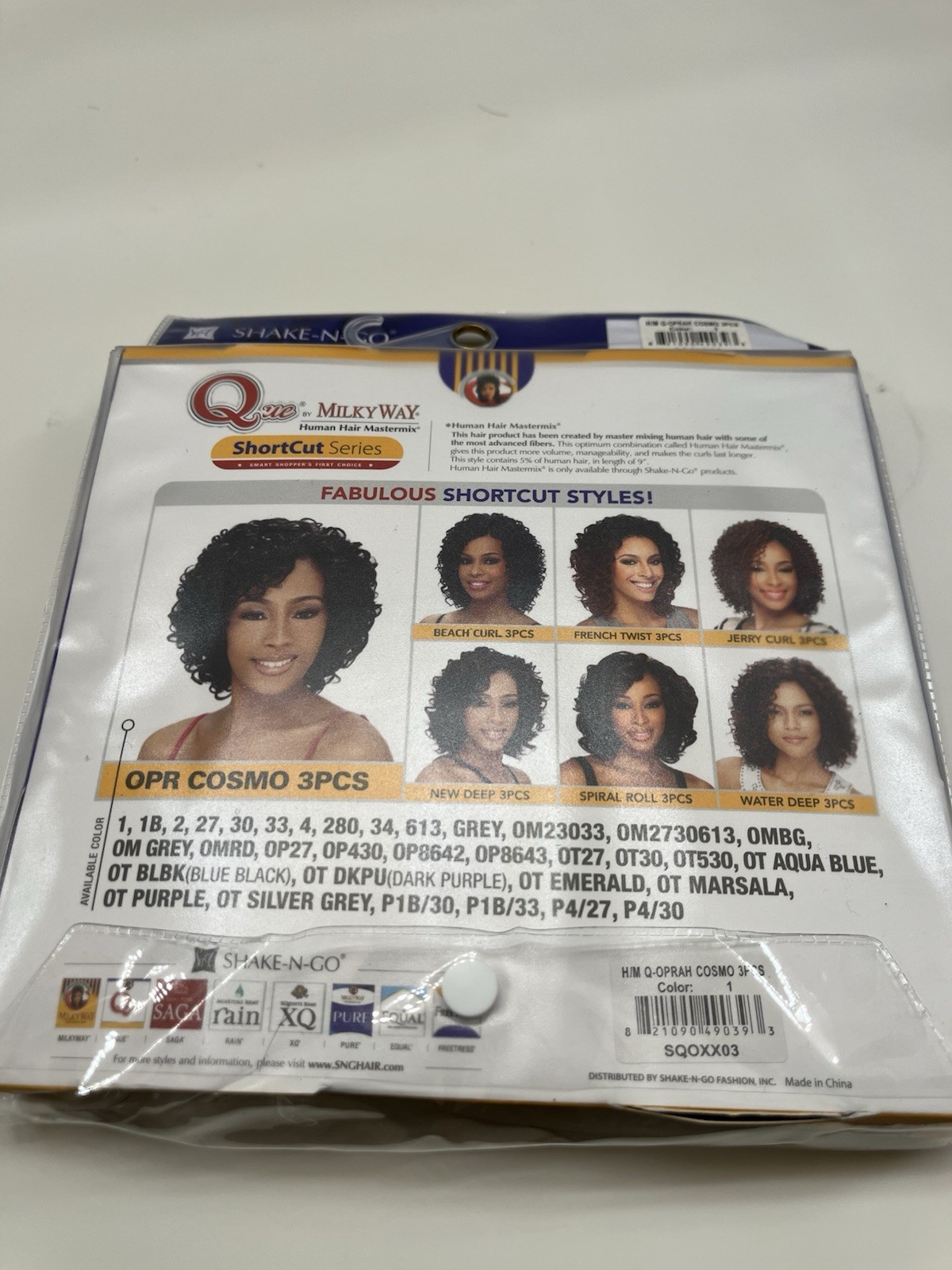 Milky Way Short Cut Series 3 Pieces Color # 1 -Mastermix