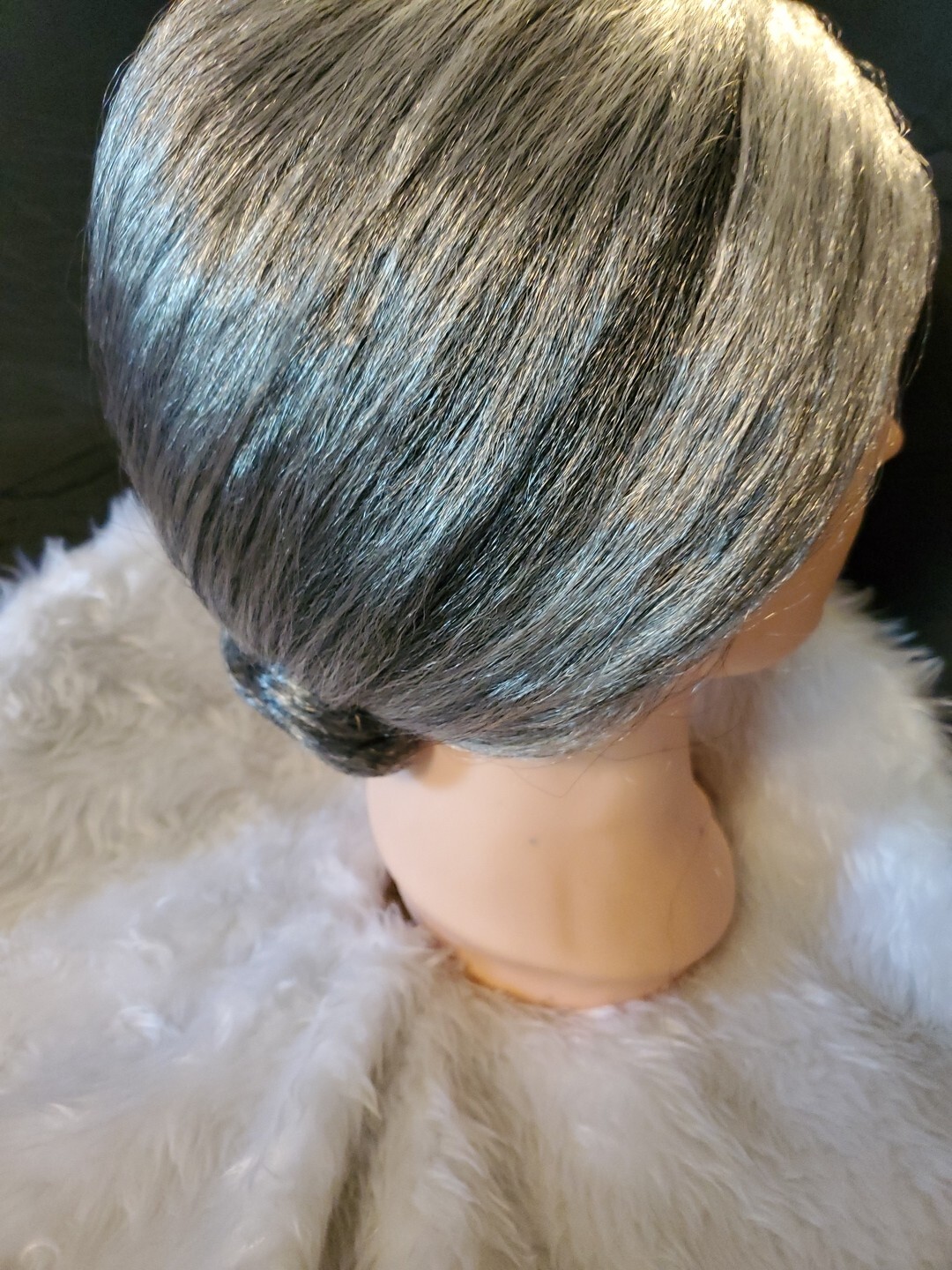 Salt And Pepper Ladies Wig, Daily Wear Or Dress Up Play. Feels So Soft Like Real
