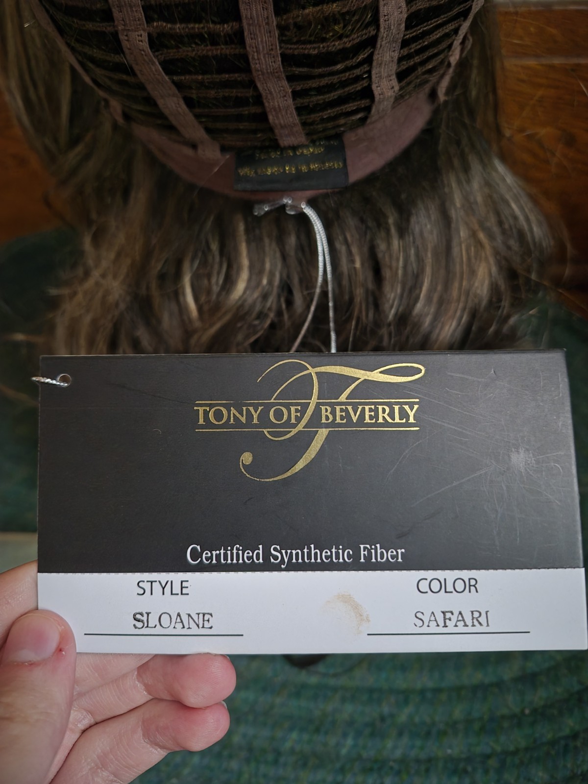 Tony of Beverly Sloane Safari Wavy Synthetic Wig Classic Cap for Women