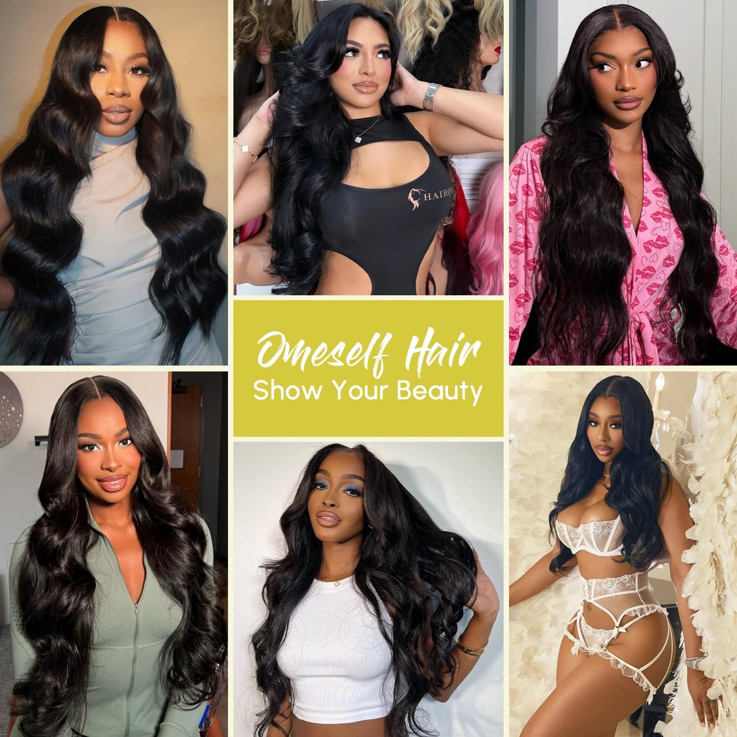 200 Density Body Wave V Part Wig – No Glue, No Sew, Drawstring Half Wig, 22 Inch
