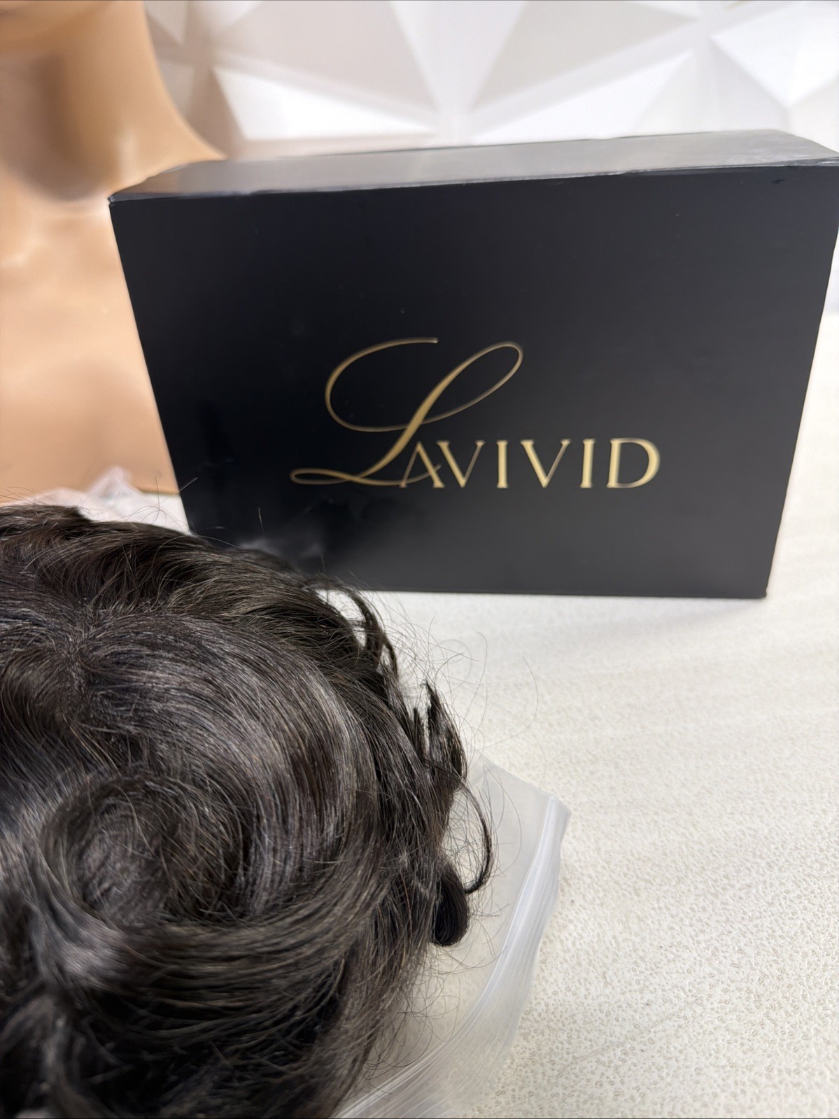 LAVIVID MIRAGE TOUPEE 8×10 #1B TP1804