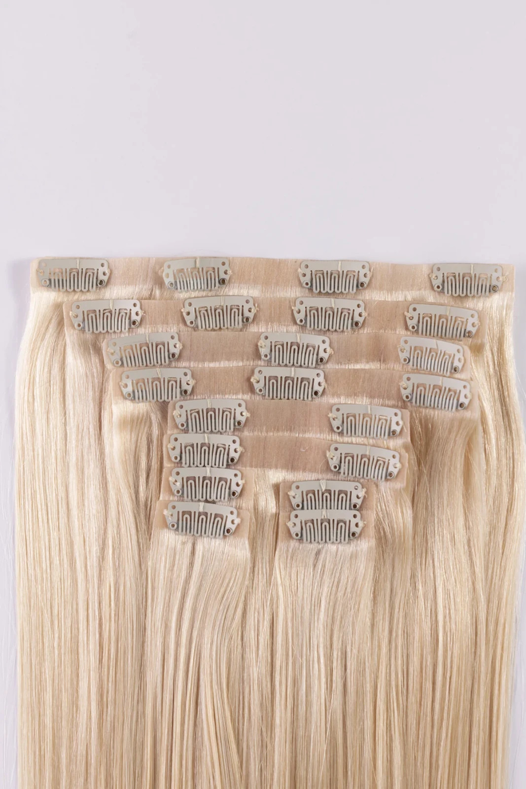 Barefoot Blonde 21 in Human Hair Platinum Status Hair Extentions