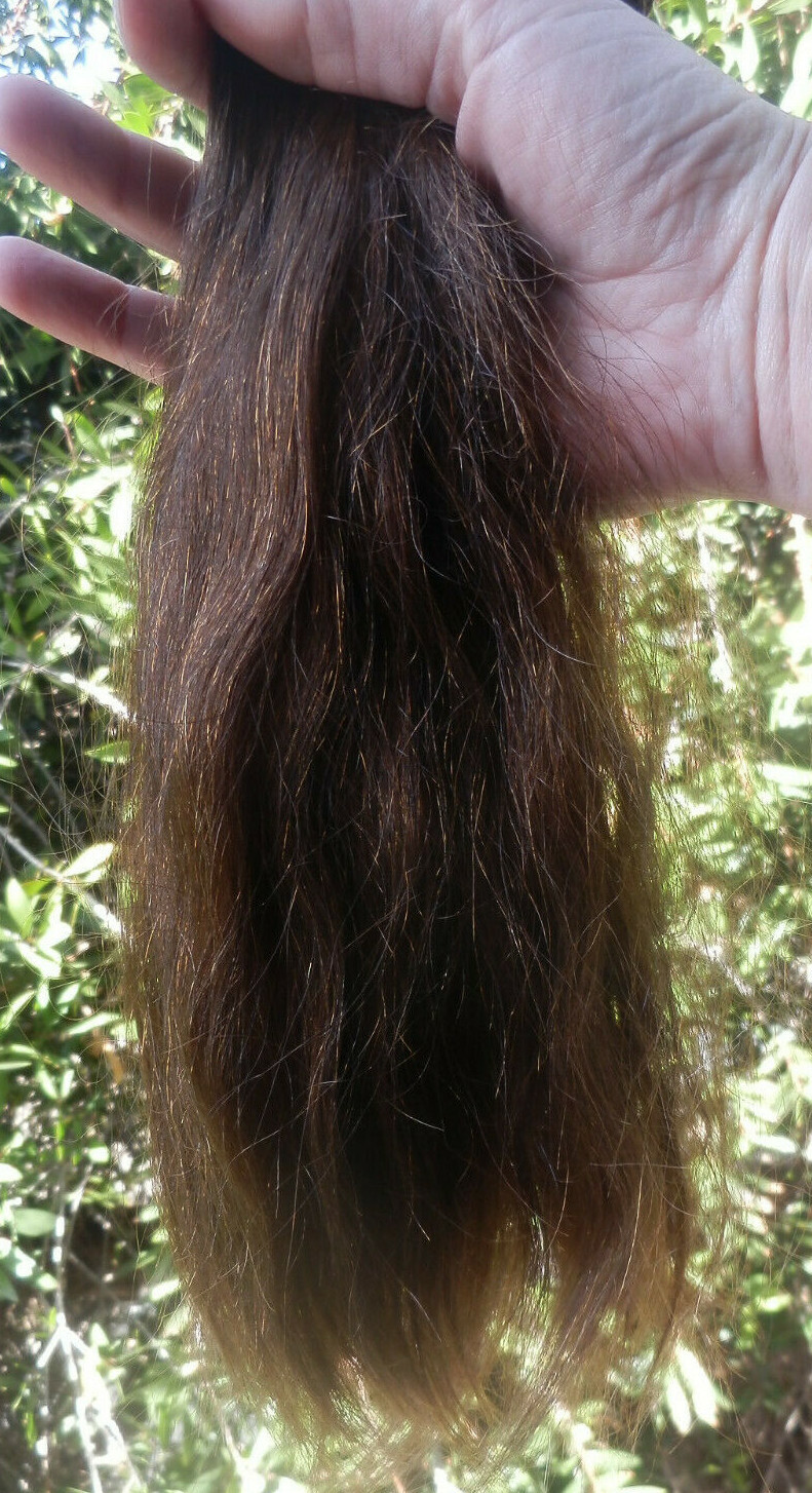!00% human hair weave extension sew in – golden brown 13″ x 52″