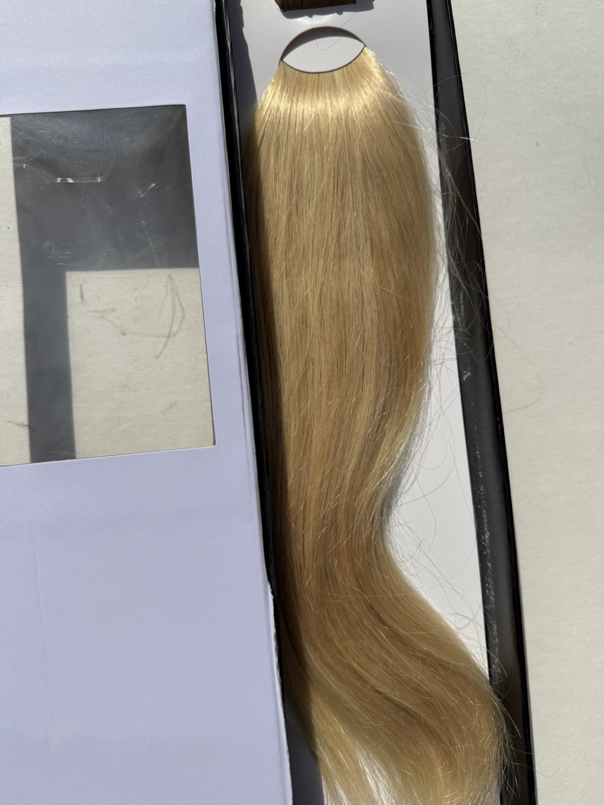 Hush Hair Brand Human Light Platinum Bleach Blonde #613 Tape in Extensions 14″