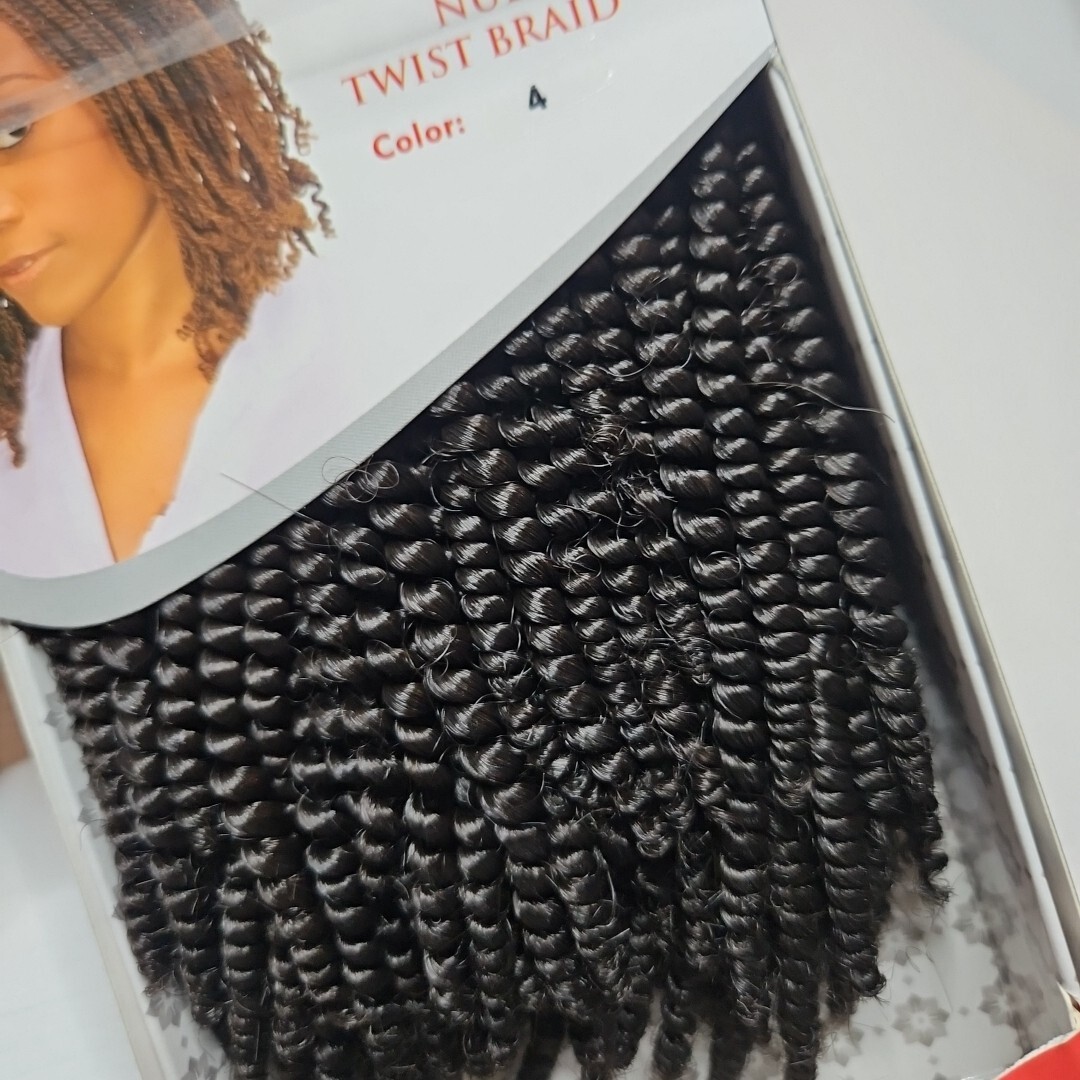 Original Natural Nubian Twist Braid 100% Kanekalon 2X BraidingHair Elastic Twist