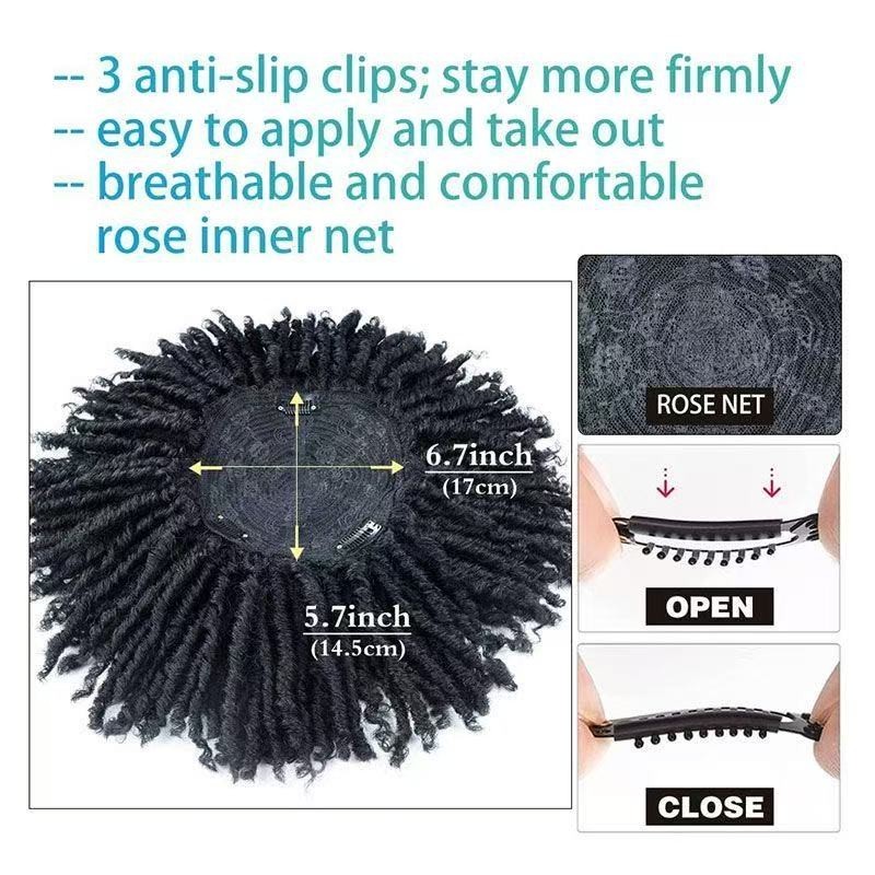 Wig man dreadlock hairpiece dreadlocks entire perm hairpiece street hiphop
