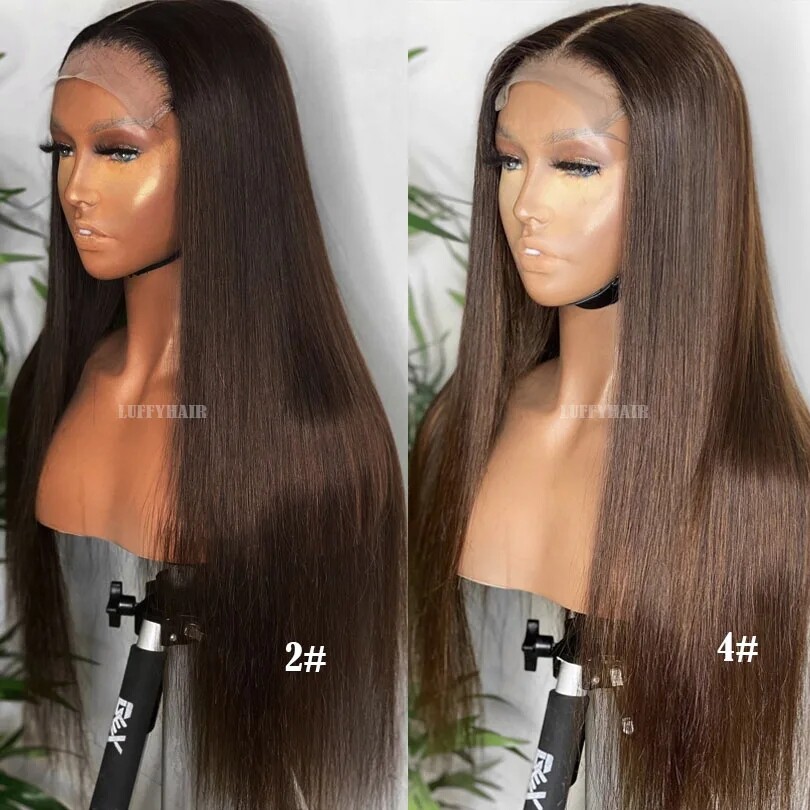 5″x5″ Silk Base Full Lace Human Hair Wig Loose Wave Hand Tied Silk Top Wig 26″