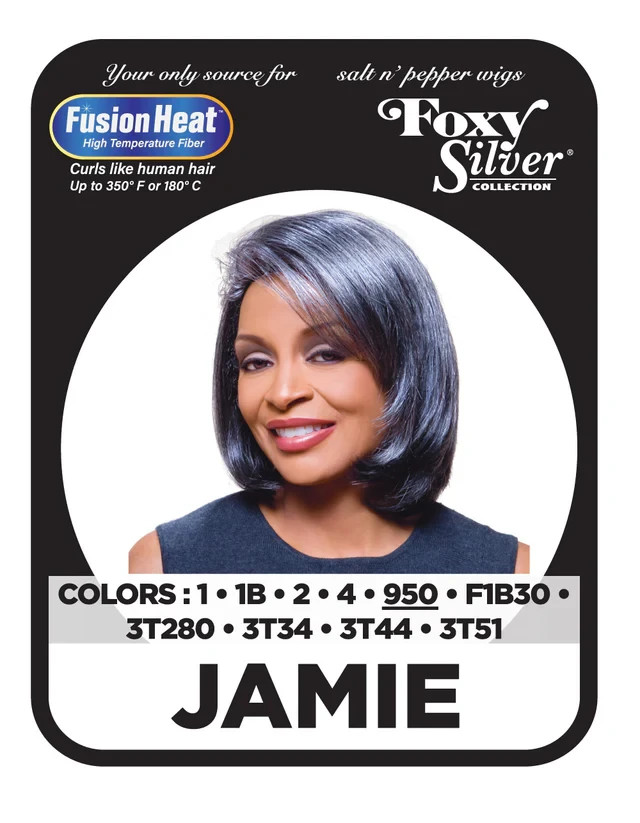 Foxy Silver JAMIE Wig, Stylish and Natural-Looking Synthetic Wig