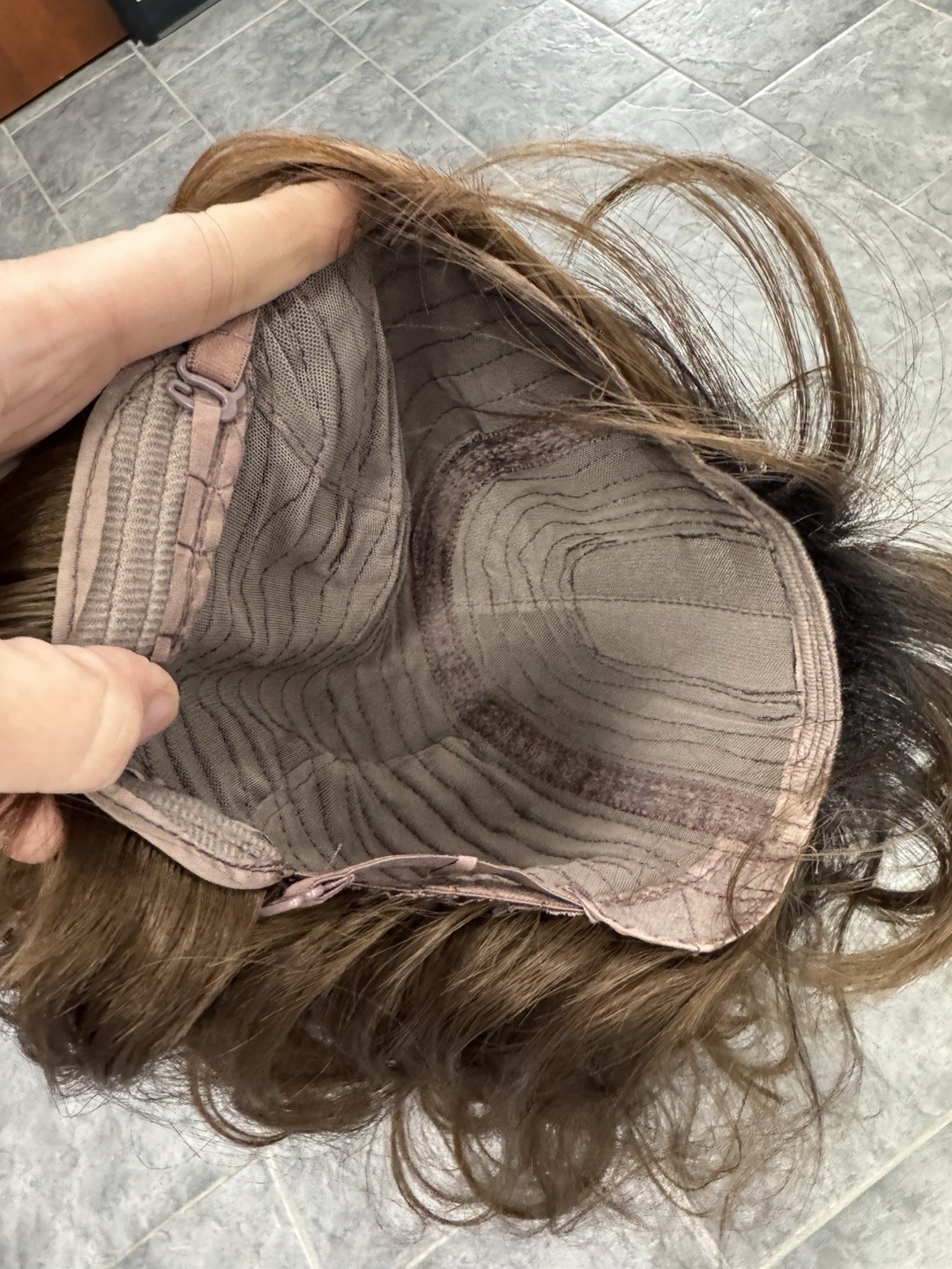 Wig Synthetic Hair by JB Ext – Manda- Medium Brown With Bangs