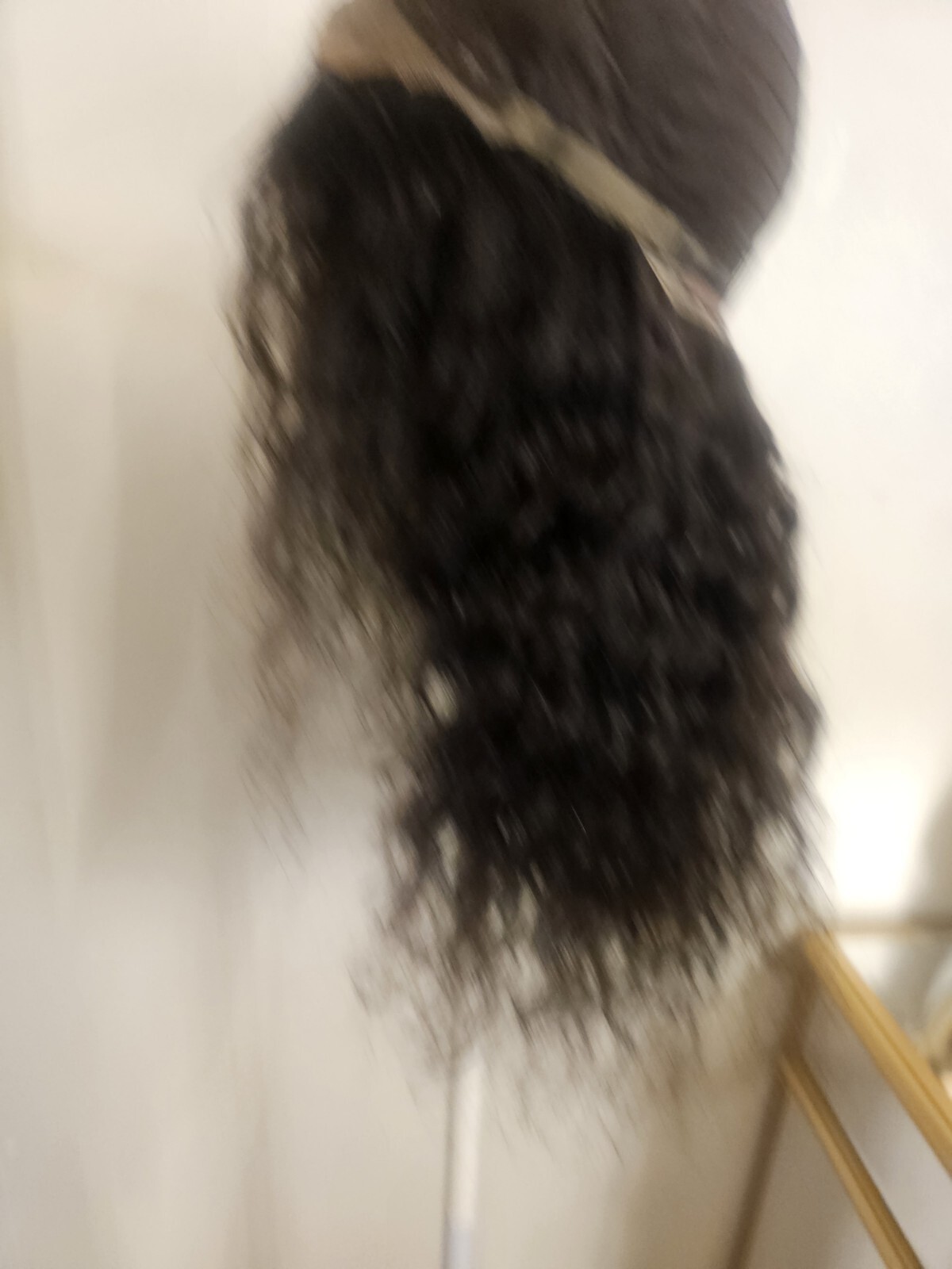 High Quality regular Top Black 24″ Water Wave 150% Virgin Human Hair Lace Wig
