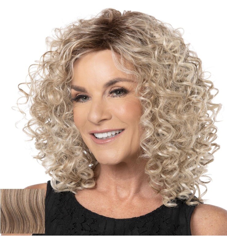 Toni Brattin Irresistible Textured All Over Spiral Curl Wig Color Black