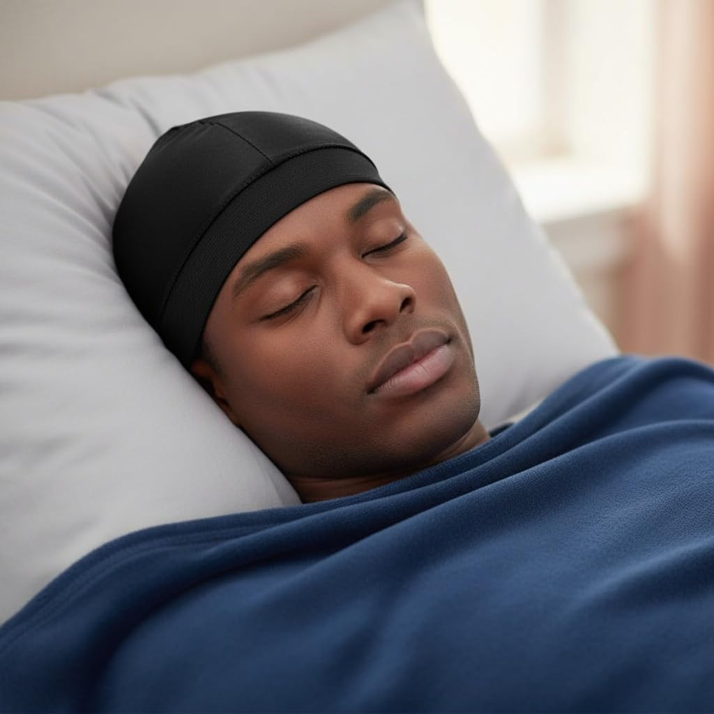 Silky Satin Durags for Men & Women – Long Tail Do Rag Cap, Headwrap for Waves