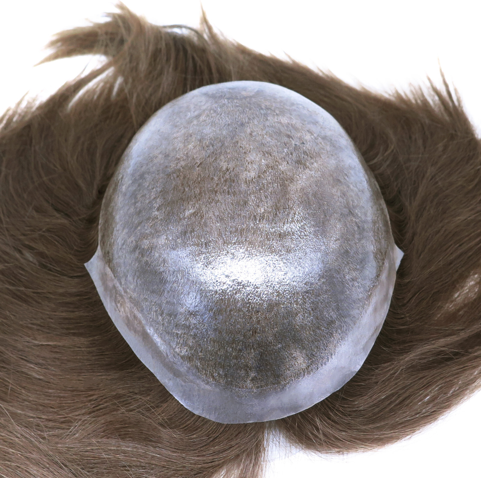 Mens Toupee European Virgin Hair System Injection Skin Real Wigs Hairpieces #6