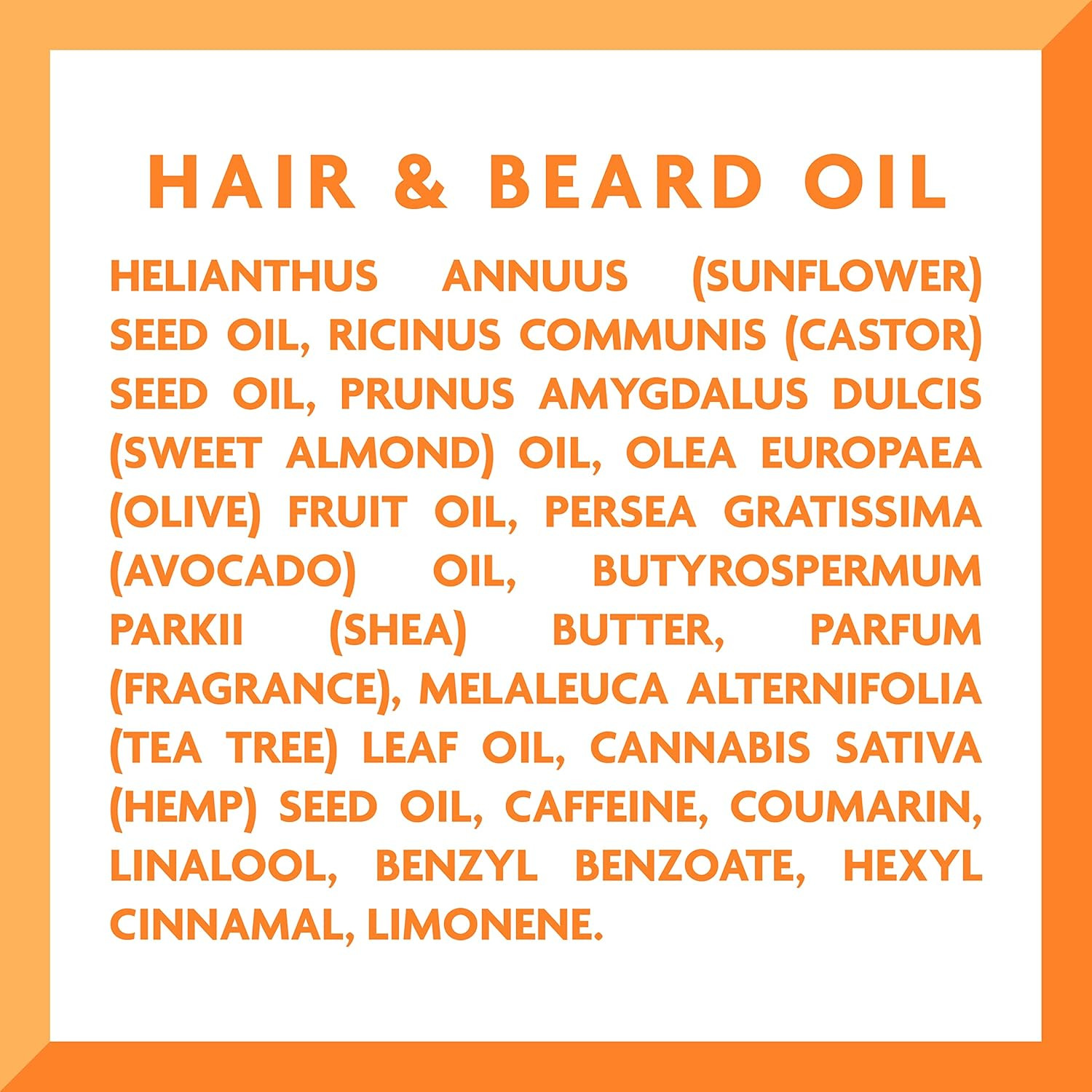 for Men Hair & Beard Oil, 3.4 Fl Oz