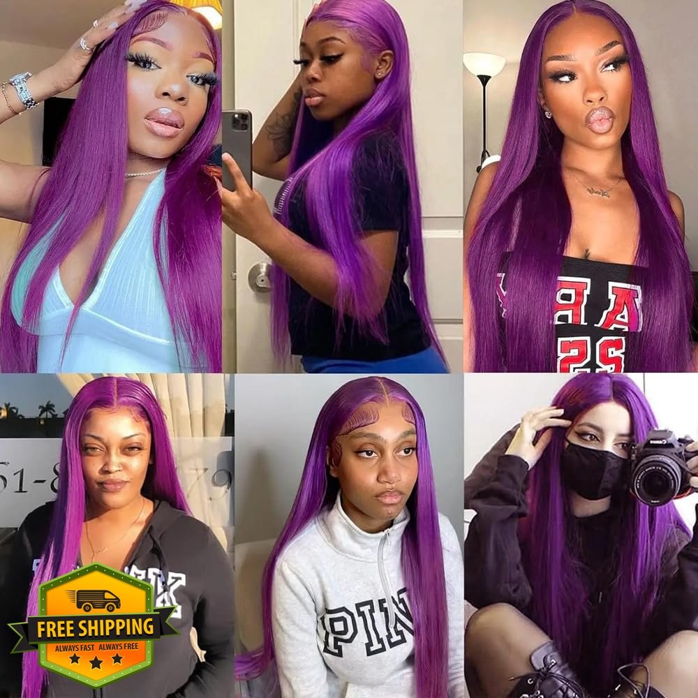 NecvDcvs Purple 22 26″ 3pk Straight Bundles