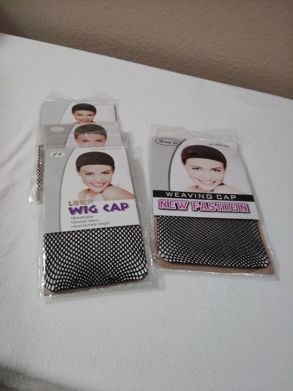 SEALED 4 Liner Wig Cap Style No LH0215 Breathable Stretch Fabric(Black,Brown)