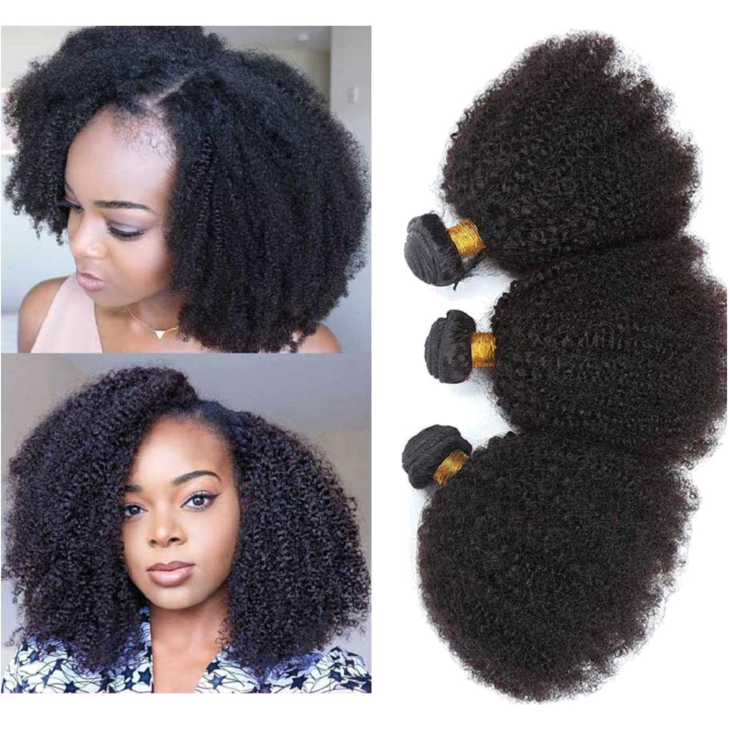 Versatile 8 10 12 Inch Afro Kinky Curly Bundles – Style with Ease and Elegance