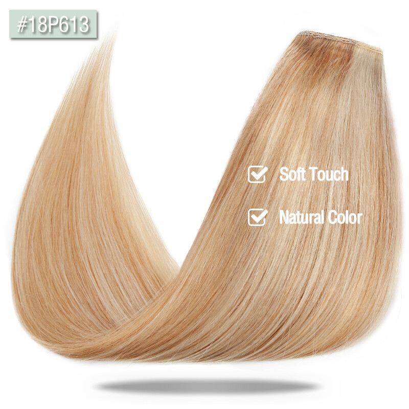 CLEARANCE Clip in One Piece 100% Real Human Remy Hair Extensions Full Head 1PCS