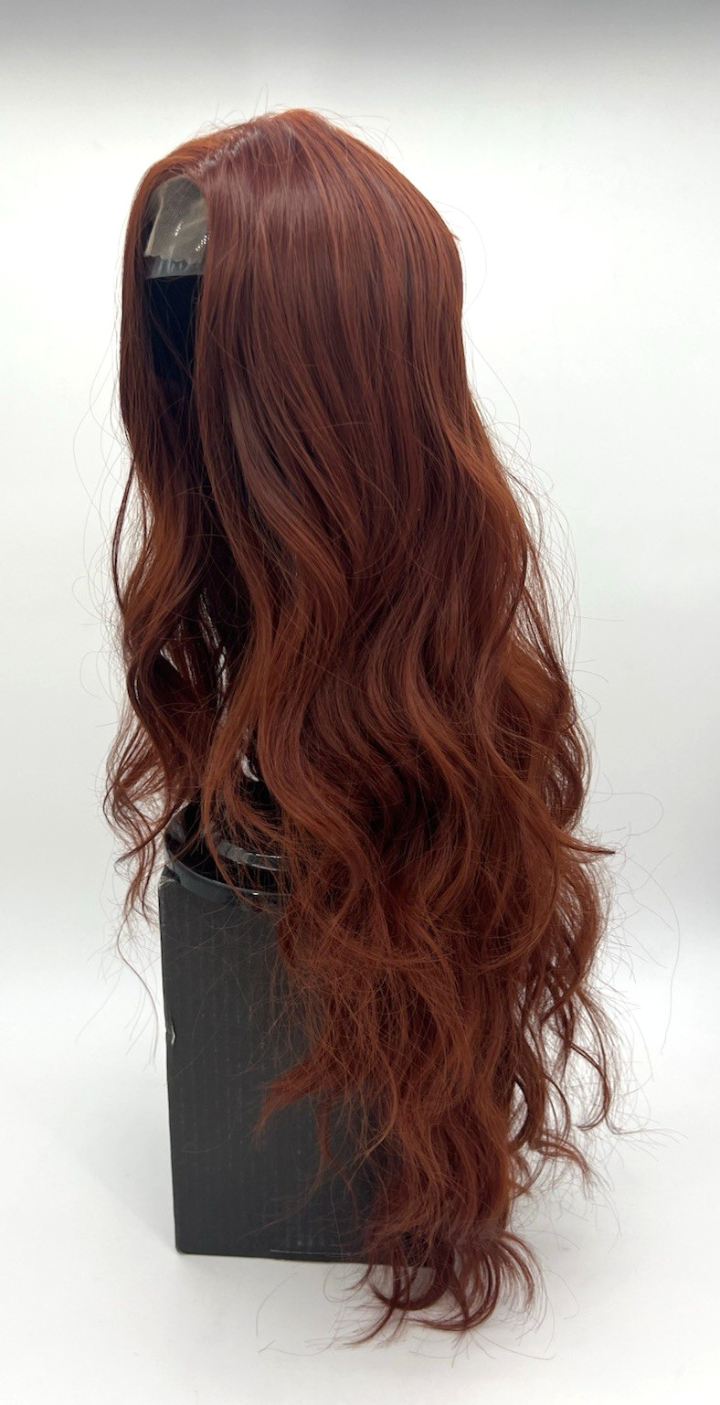 Auburn Long Curly Wavy 26in Premium Hair