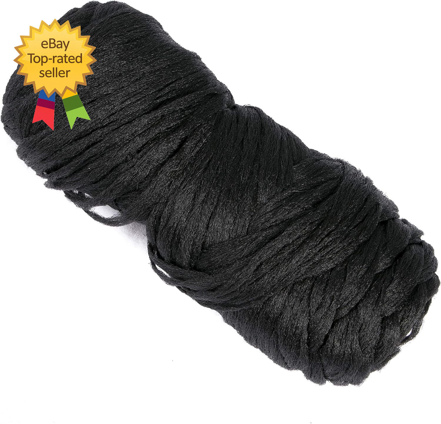 5Roll Brazilian Yarn Wool Hair Arylic Yarn for Hair Crochet Braid Twist Warps Bl