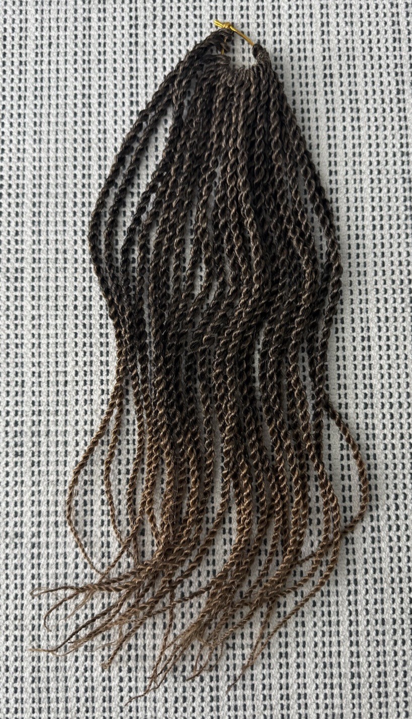 NEW 6 Pk 14 Inch T1B/27 Twist Braids Crochet Hair 24 Strands Per Pk 144 Strands