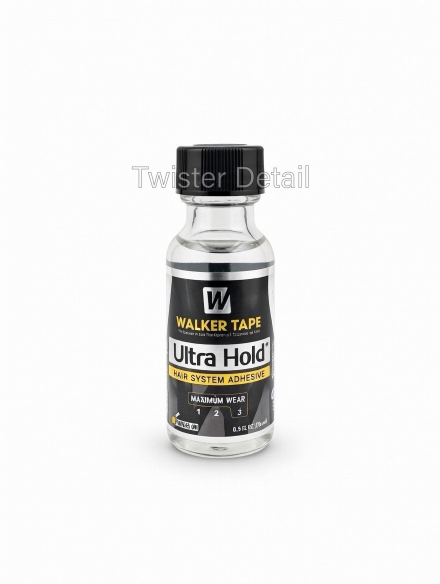 Walker Tape Ultra Hold Glue – 0.5 oz Brush-On Adhesive for Hair Systems & Wigs