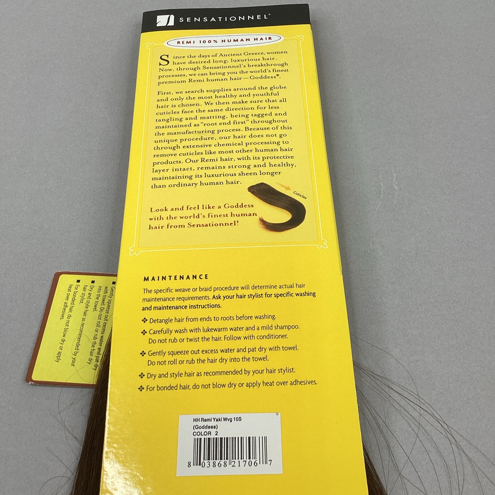 10s (8”) #2 Darkest Brown Straight Goddess Remi Human Hair Track Extensions