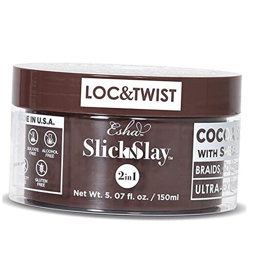 Slick N Slay Braiding Gel – 3-in-1 Braid and Edge – 5 Fl Oz (Pack of 1) COCOA