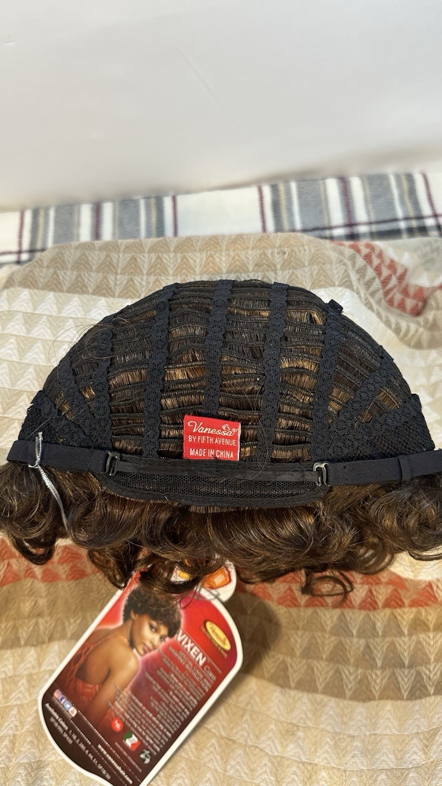 Vanessa HH Shela SP430 Short Curly Human Hair Wig Classic Cap Adjustable Strap