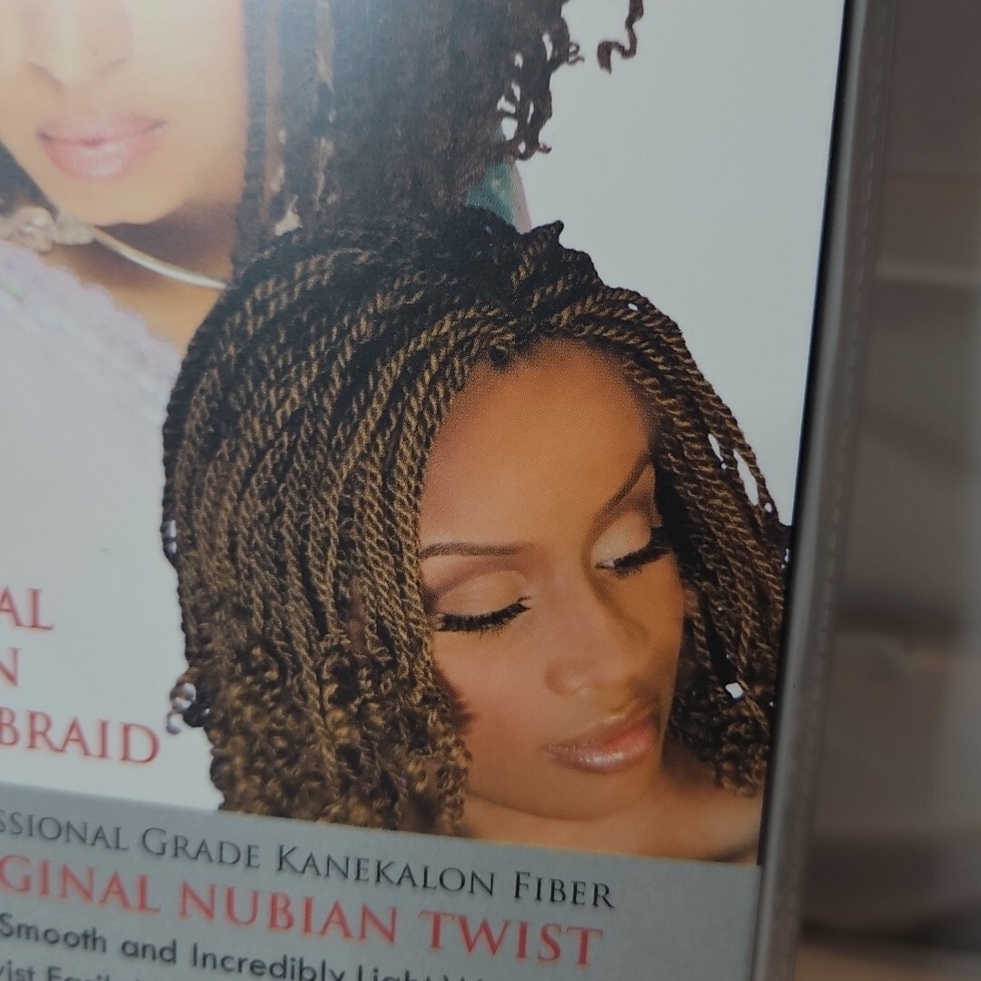 Original Natural Nubian Twist Braid 100% Kanekalon 2X BraidingHair Elastic Twist