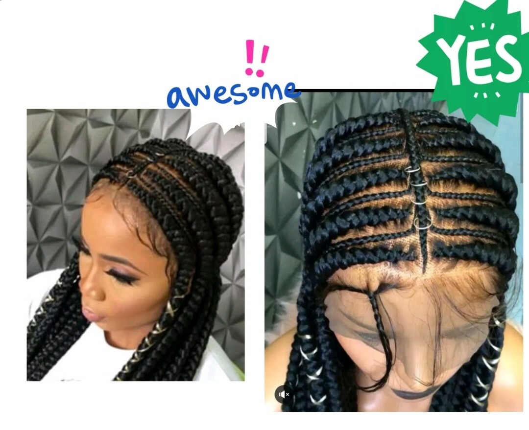 Braided wig: full lace Handmade Cornrows braids,PRE-ORDER ONLY.2-3WEEKS. Loc USA