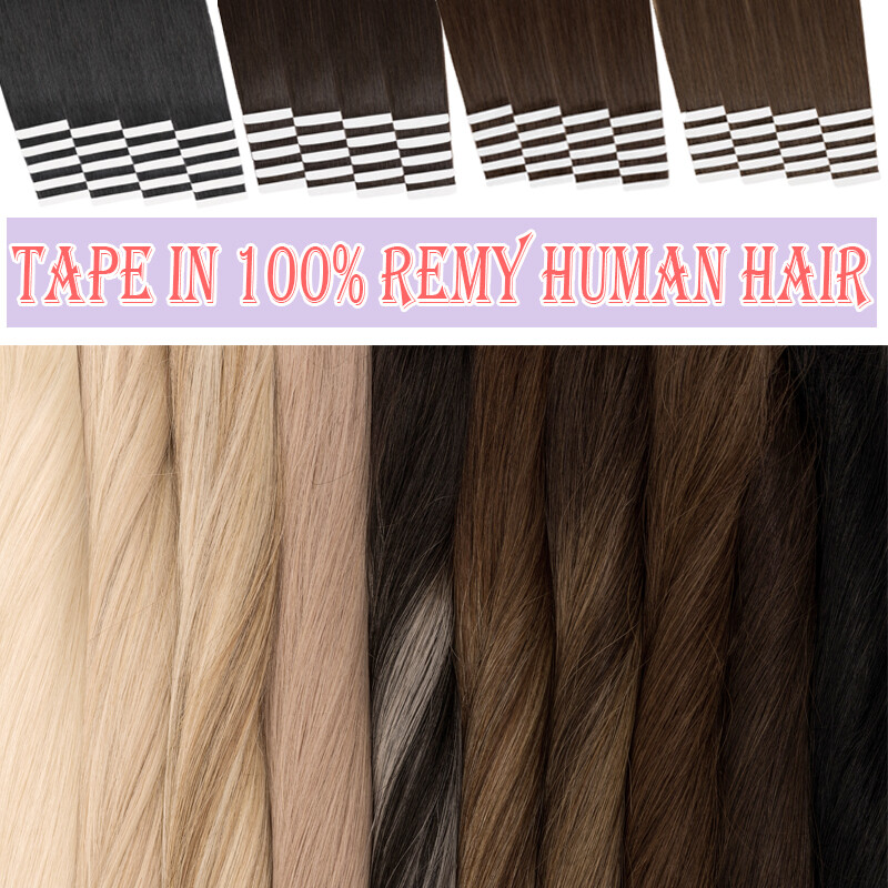 Thick Russian Tape In Human Hair Rxtensions 18″ Tape In Extensions Hair Tapes 18
