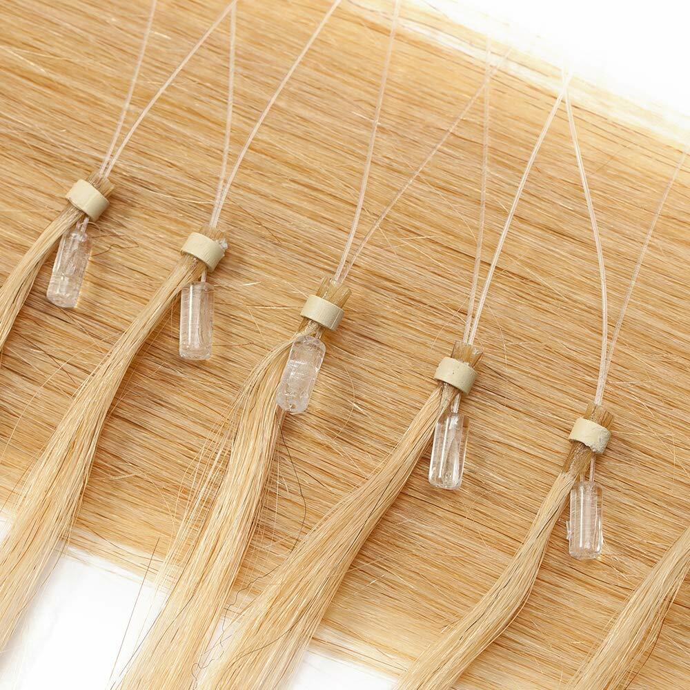 Loop Micro Ring Beads Link Russian Remy Human Hair Extensions Balayage 100s-200s