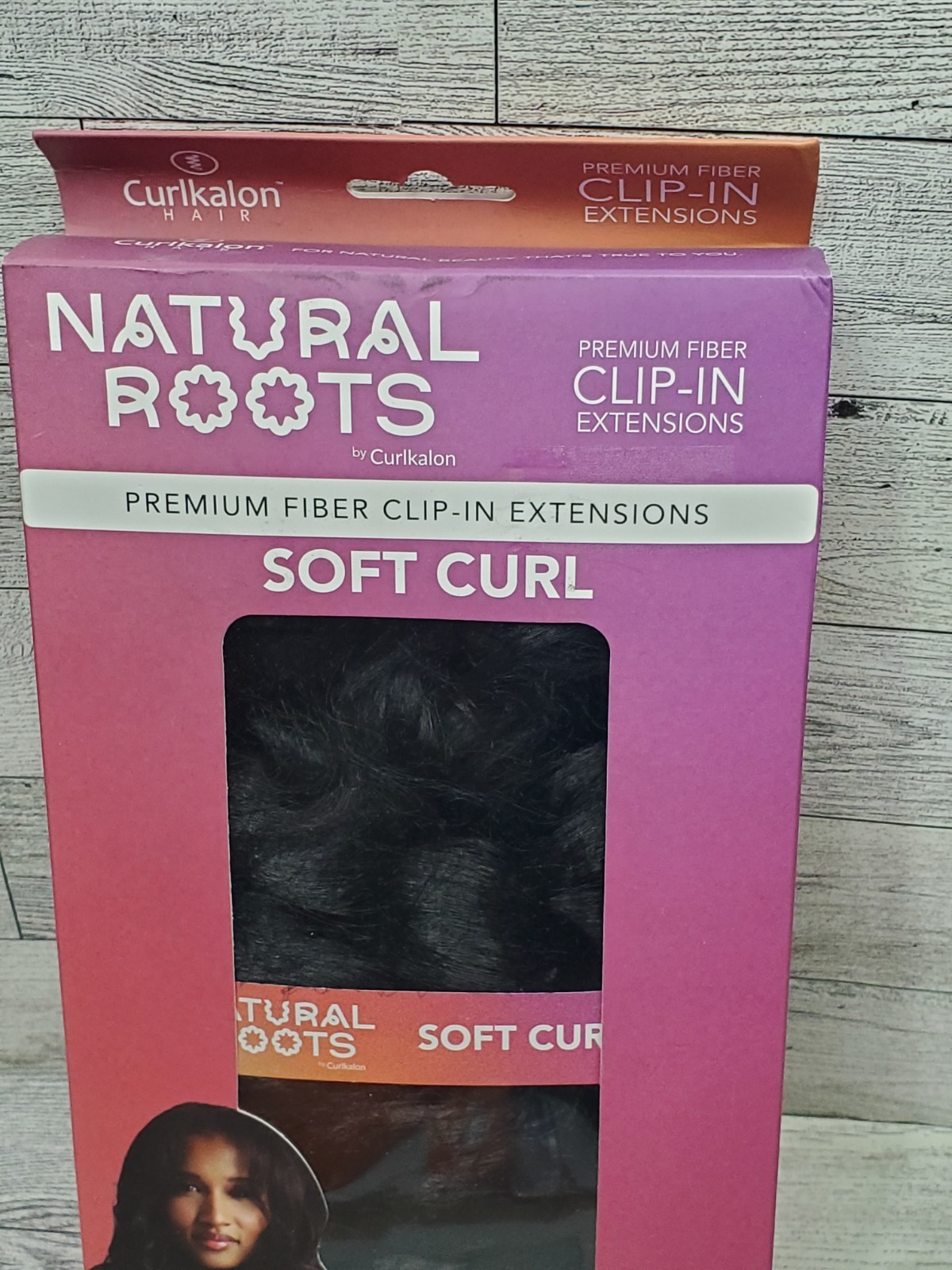 Curlkalon Soft Curl 10″ Clip-in Natural Black Hair Extensions – 9ct