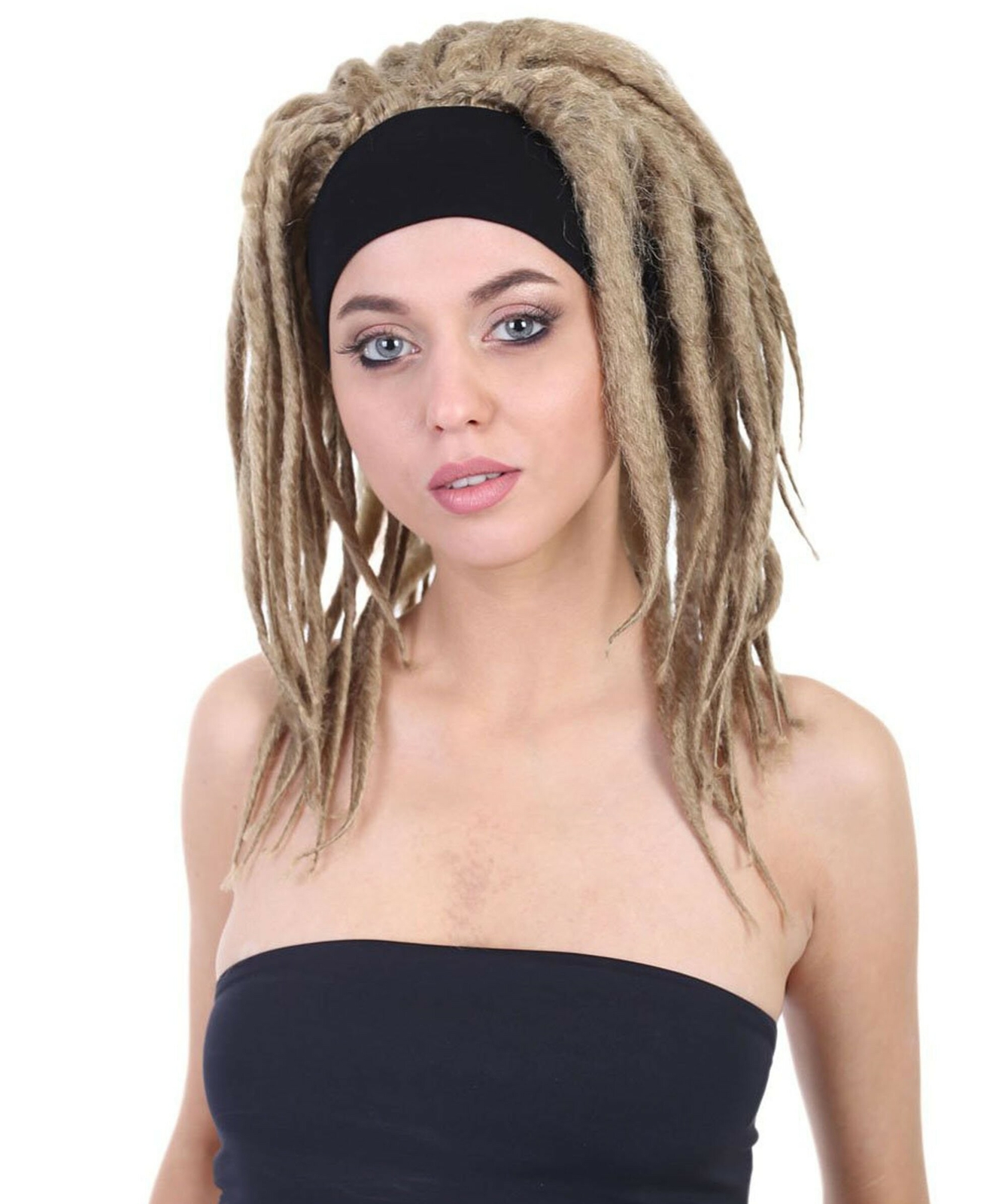 Adult Women’s Deluxe Brown Dreadlocks Wig,HW-1522A