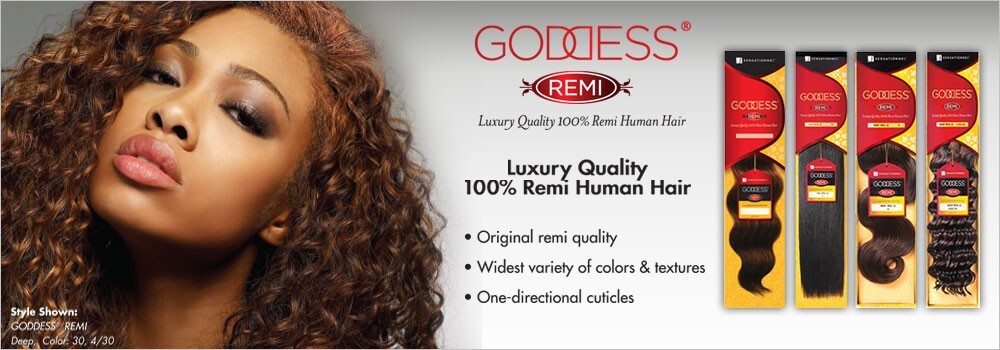 Sensationnel Goddess REMI YAKY 100% Human Hair Extensions 8″-18″ *FREE SHIPPING*