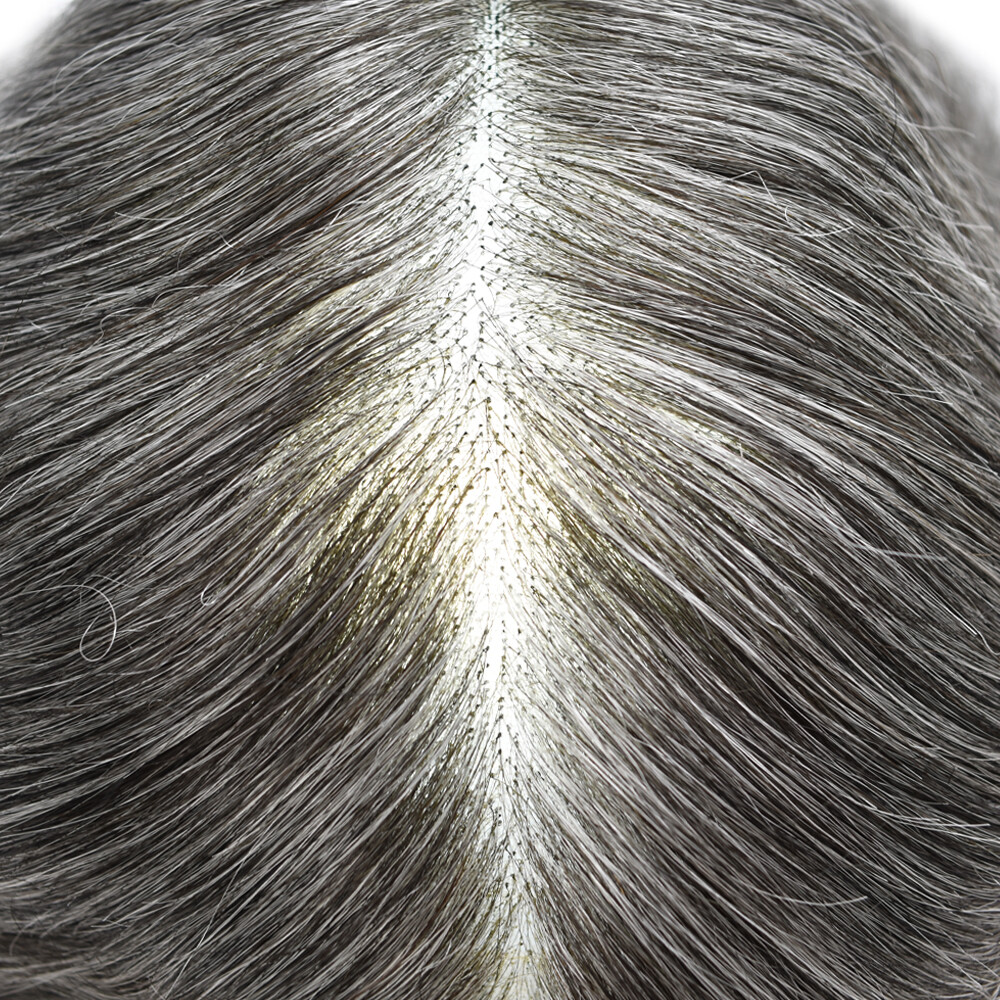 Mens Toupee Hair System Full French Lace Hairpiece Wig for Men Hair Replacements