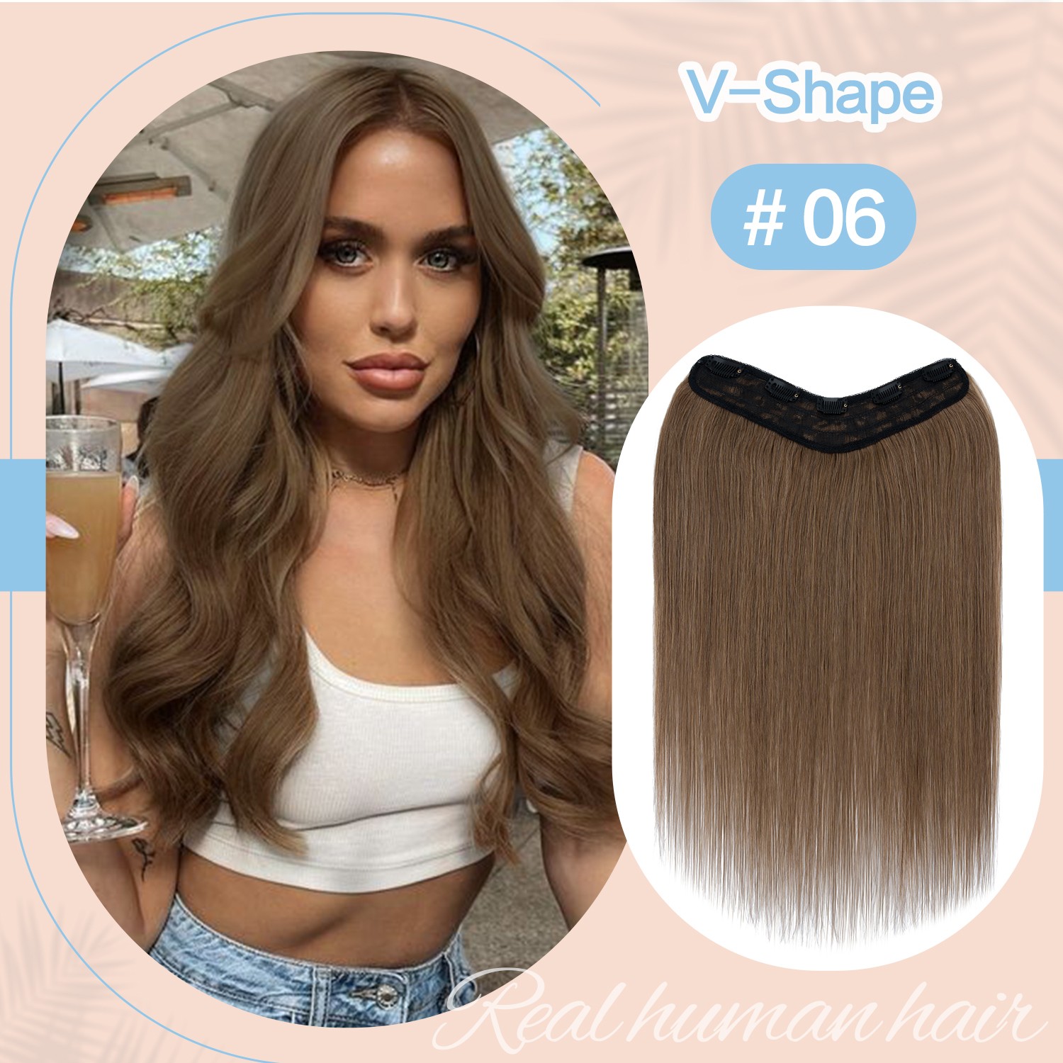 CLEARANCE One Piece Clip in 100% Remy Human Hair Extensions Highlight Blonde 20″
