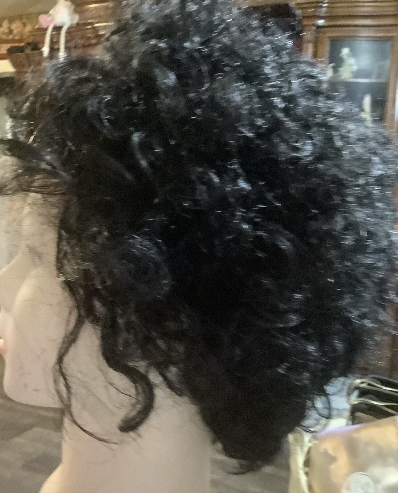 6 inch Short Curly Lace Front Wig Brazilan Human Hair 13X1 Pixie Cut Curly