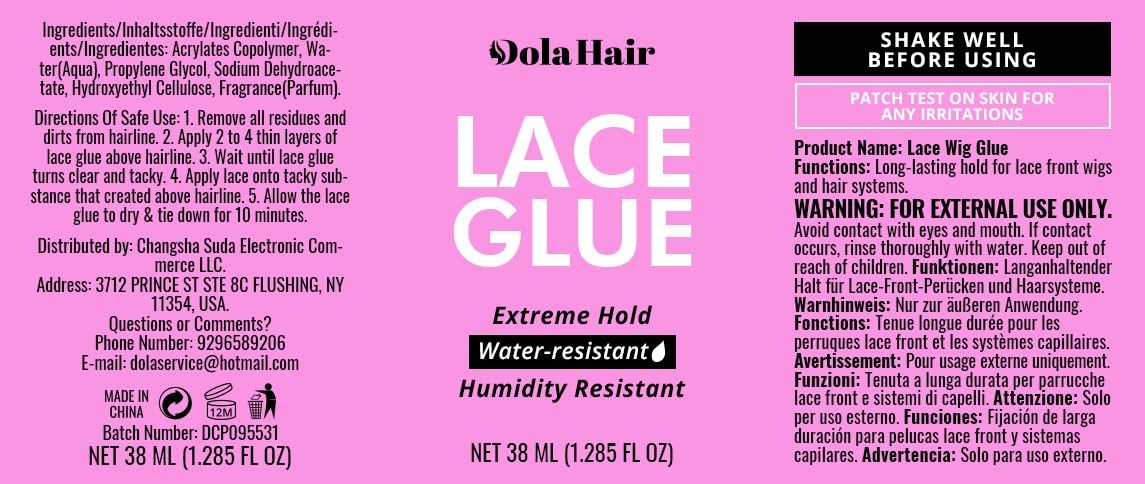 Extreme Hold Waterproof Lace Wig Glue, Invisible Bond, 1.285 oz