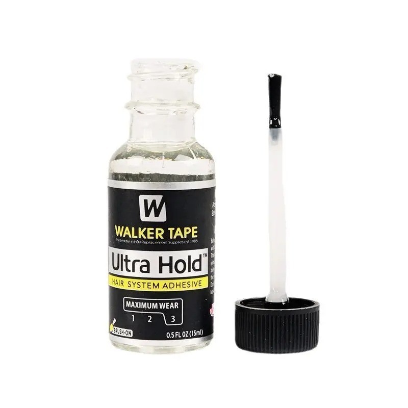 Walker Ultra Hold Wig Adhesive Hairpiece Glue Brush 15ml 30ml 44ml 101ml