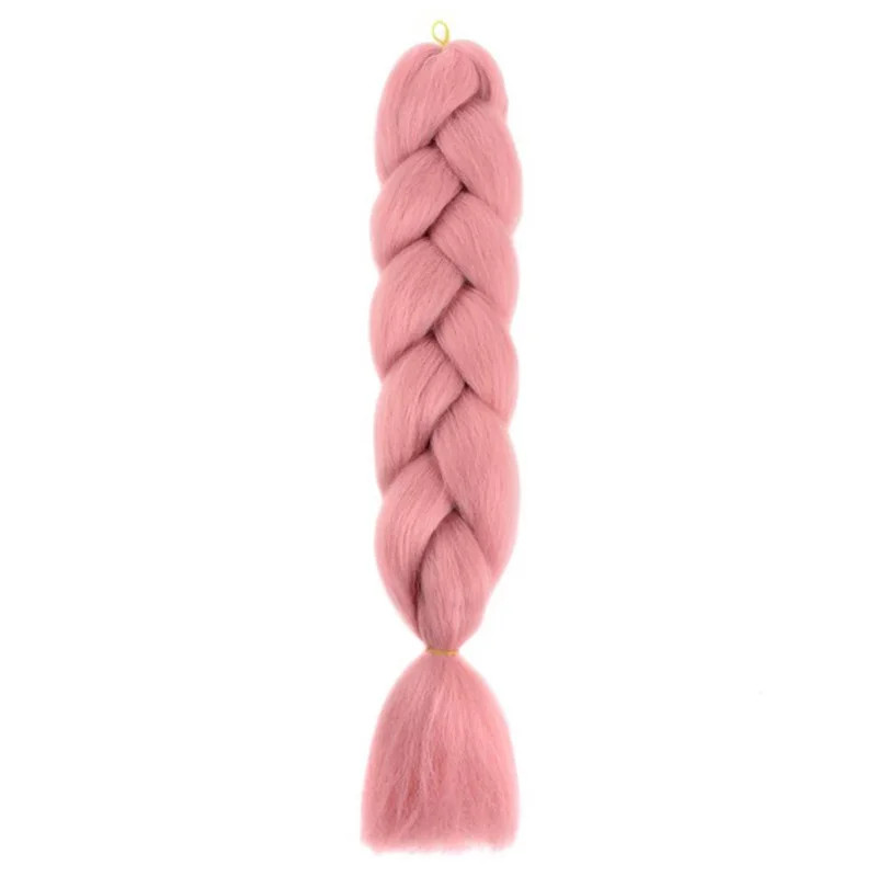24Inch Synthetic Yaki Straight Braiding Hair Extensions for Women Dreadlocks