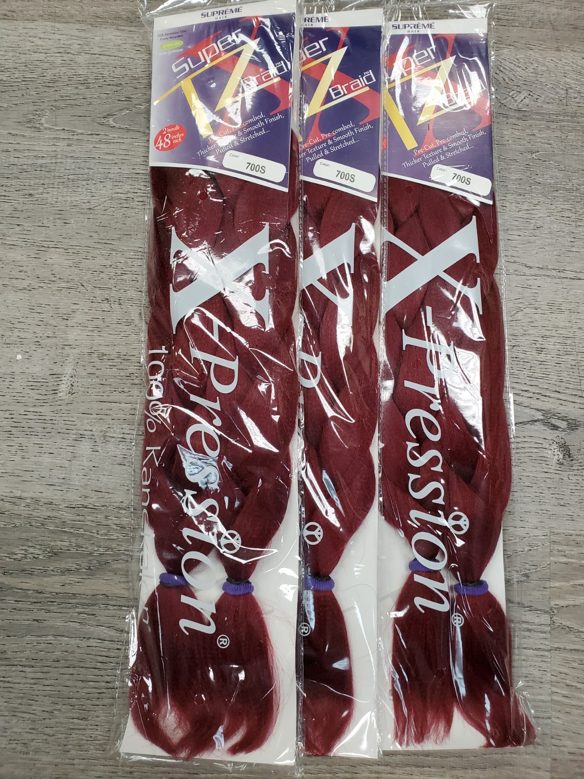 Supreme Super X TZ 2 Bundle 48” Synthetic Hair 100% Kanekalon [PACK OF 3]